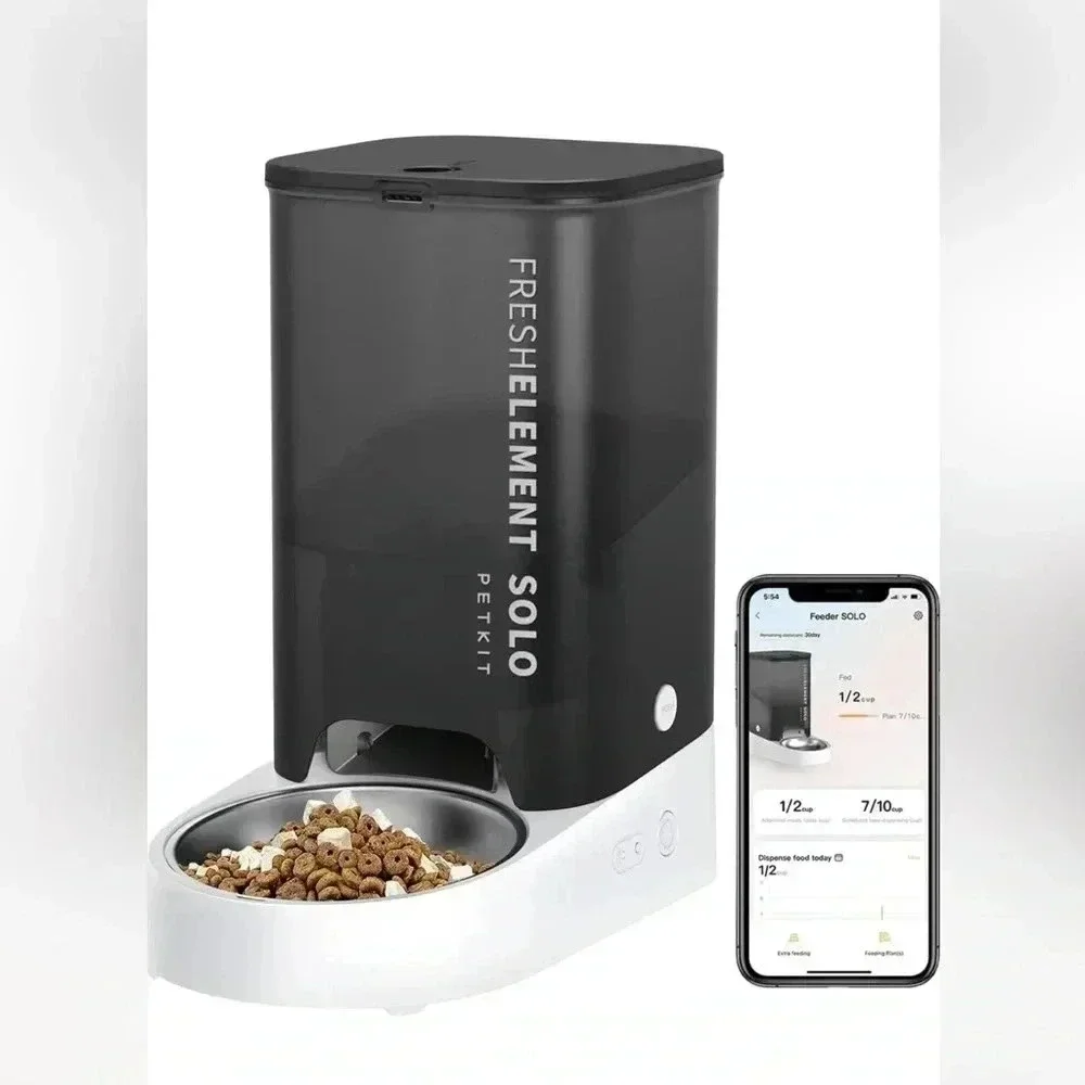 PETKIT Fresh Element Automatic Wifi Cat Dog Feeder Dispenser Stainless Bowl